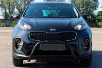 Kia Sportage 2015-2021 Frontbügel WT006 Schwarz (Edelstahl) Foto 4
