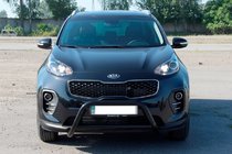 Kia Sportage 2015-2021 Frontbügel WT006 Schwarz (Edelstahl) Foto 1