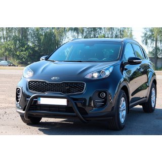Frontbügel WT006 Schwarz (Edelstahl) Kia Sportage 2015-2021 Foto 3