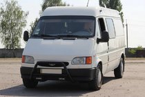 Ford Transit 1991-2000 Frontbügel WT006 Schwarz (Edelstahl) Foto 2