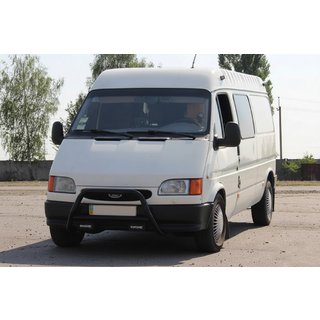 Frontbügel WT006 Schwarz (Edelstahl) Ford Transit 1991-2000 Foto 2