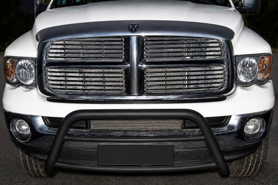 Dodge RAM (DR/DH/D1/DC/DM) 2002–2009 Frontbügel WT005 Schwarz (Edelstahl) Foto 1