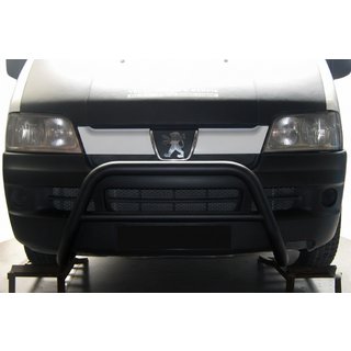 Frontbügel WT005 Schwarz (Edelstahl) Peugeot Boxer 1994-2006
