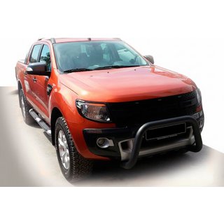 Frontschutzbügel WT005 Schwarz (Edelstahl) Ford Ranger 2011–2022