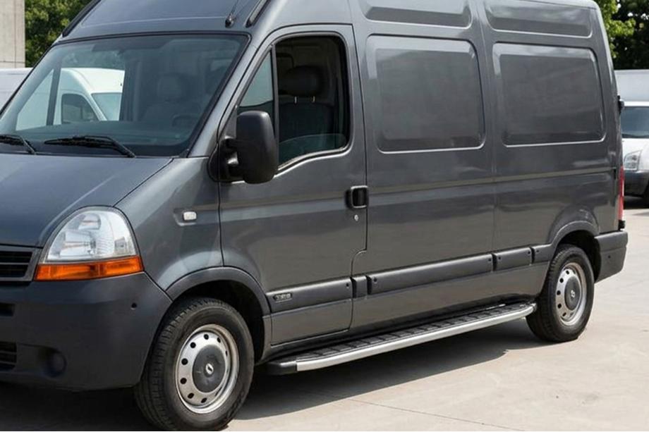 Renault Master 1998-2010 Seitenschweller Fullmond (2 Stk., Aluminium) Image