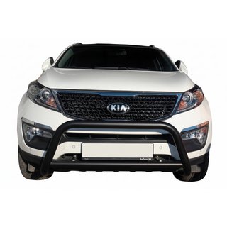 Frontbügel WT005 Schwarz (Edelstahl) Kia Sorento II XM 2009-2014