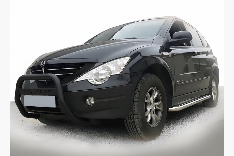 SsangYong Action 2005-2018 Frontbügel WT005 Schwarz (Edelstahl) Image