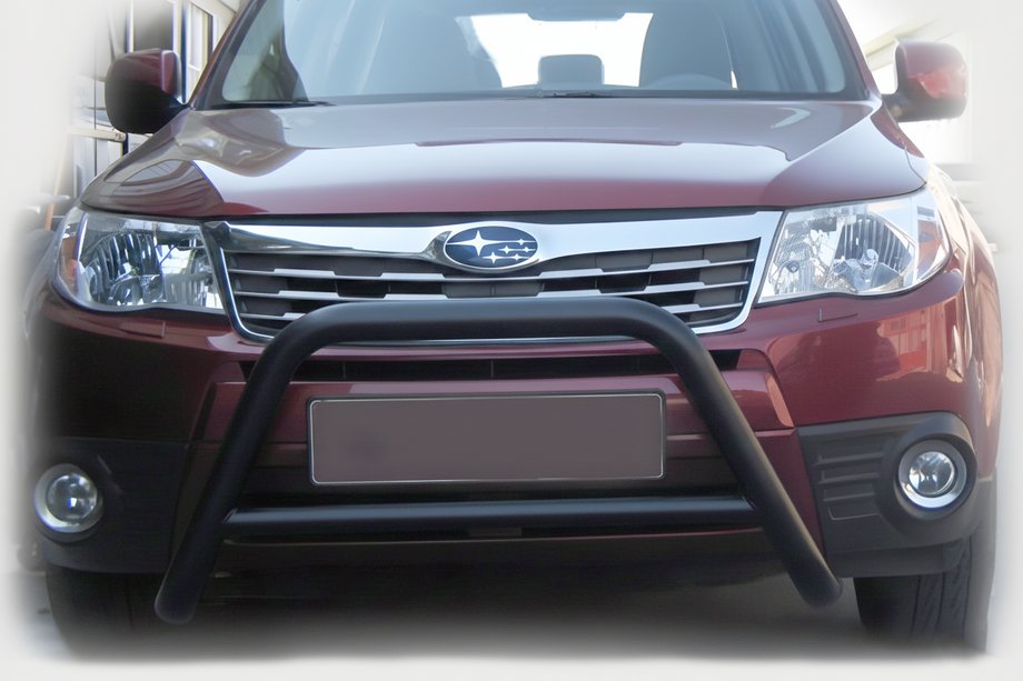 Subaru Forester 2008-2013 Frontbügel WT005 Schwarz (Edelstahl) Image