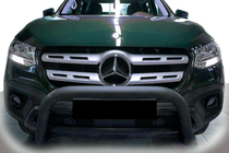 Mercedes X class 2017-2020 Frontschutz WT005 Schwarz (Edelstahl, 60mm) Foto 1