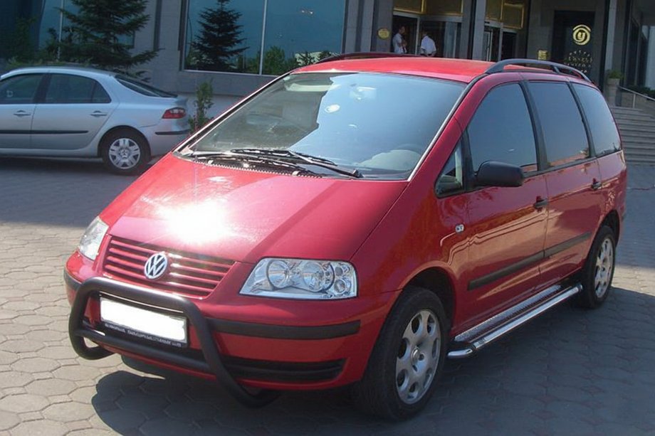 Ford Galaxy 1995-2006 Frontbügel WT005 Schwarz (Edelstahl) Image