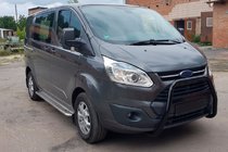 Ford Custom 2013-2022 Frontbügel WT006 Schwarz (Edelstahl) Foto 1