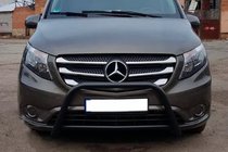 Mercedes Vito/V-class W447 2014- Frontbügel WT006 Schwarz (Edelstahl) Foto 3
