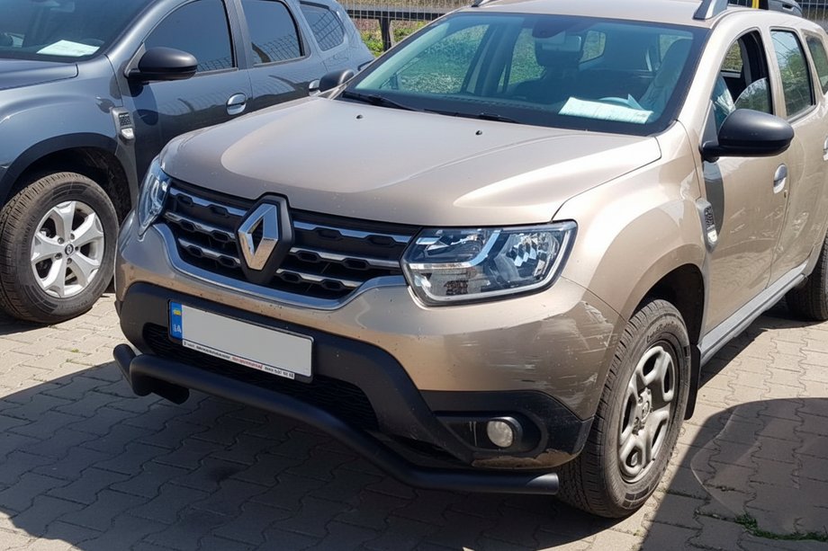 Renault Duster 2018-2024 Frontschutzbügel WT008 Schwarz (Edelstahl) Image