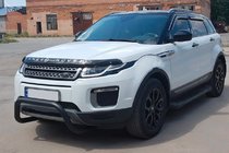 Range Rover Evoque 2012-2018 Frontbügel WT005 Schwarz (Edelstahl) Foto 1