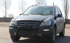Mercedes ML W164 2005-2011 Frontschutz WT006 Schwarz (Edelstahl) Foto 3
