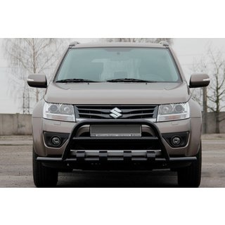 Frontbügel ST-WT-15 Schwarz (Edelstahl) Suzuki Grand Vitara 2005-2017 Foto 2