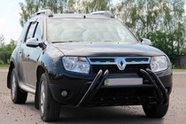 Renault Duster 2008–2017 Kelebek WT01 Black Frontschutzbügel (Edelstahl) Foto 1