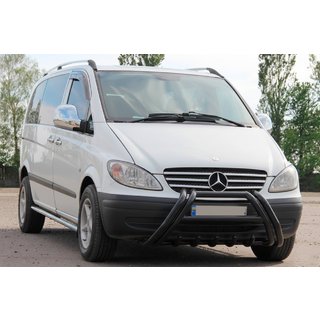 Frontschutzbügel Kelebek WT011 Black (Edelstahl) Mercedes Vito W639 2004-2014 Foto 2