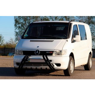 Frontschutzbügel Kelebek WT011 Black (Edelstahl) Mercedes Vito W638 1996-2003 Foto 2