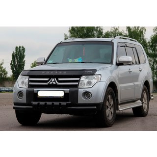 Frontschutzbügel ST015-13 Schwarz (Edelstahl) Mitsubishi Pajero Wagon IV 2006-2021 Foto 3