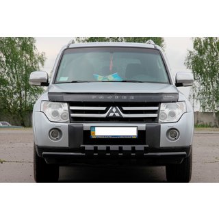 Frontschutzbügel ST015-13 Schwarz (Edelstahl) Mitsubishi Pajero Wagon IV 2006-2021 Foto 2