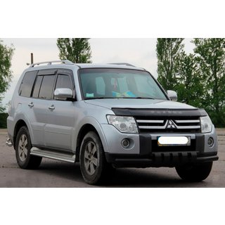 Frontschutzbügel ST015-13 Schwarz (Edelstahl) Mitsubishi Pajero Wagon IV 2006-2021 Foto 1