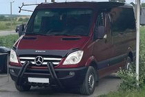 Mercedes Sprinter W906 2006–2018 Frontbügel F1-01M Schwarz (2006-2013, Edelstahl) Foto 1