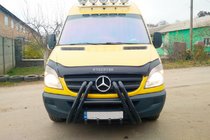 Mercedes Sprinter W906 2006–2018 Frontbügel F1-01 Schwarz (2013-2018, Edelstahl) Foto 4