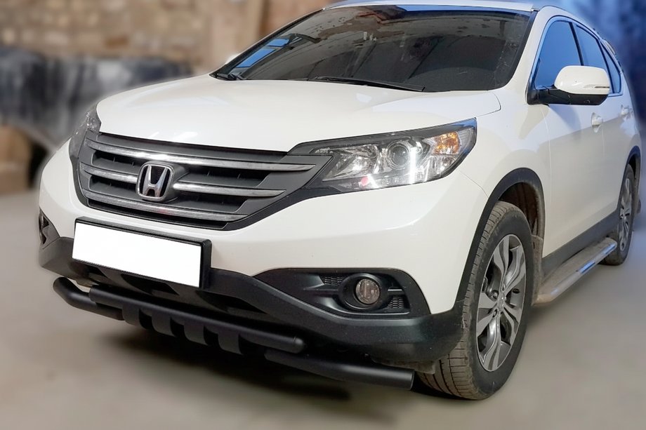 Honda CRV 2012-2016 Frontschutzbügel Shark Black (Edelstahl) Image
