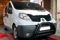 Opel Vivaro 2001–2015 Frontbügel F1-01 Schwarz (Edelstahl) Foto 2