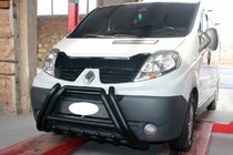 Nissan Primastar 2002-2014 Frontbügel F1-01 Schwarz (Edelstahl) Foto 3