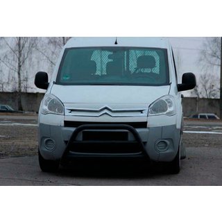 Frontbügel WT022 Schwarz (Edelstahl) Peugeot Partner Tepee 2008-2018 Foto 1