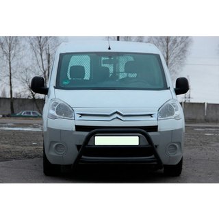 Frontbügel WT022 Schwarz (Edelstahl) Peugeot Partner Tepee 2008-2018 Foto 3