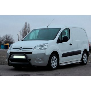 Frontbügel WT022 Schwarz (Edelstahl) Citroen Berlingo 2008-2018 Foto 2