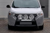 Dacia Dokker 2013-2022 Frontbügel WT022 Schwarz (Edelstahl) Foto 1