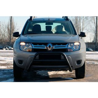 Frontbügel WT022 Schwarz (Edelstahl) Dacia Duster 2008-2018 Foto 2