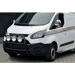 Frontbügel WT022 Schwarz (Edelstahl) Ford Custom 2013-2022 Foto 3