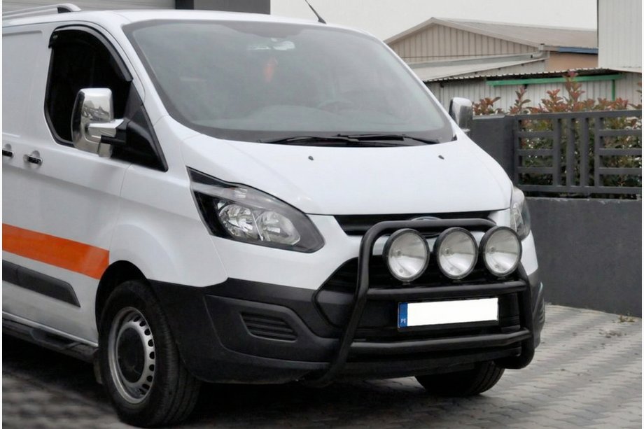 Ford Custom 2013-2022 Frontbügel WT022 Schwarz (Edelstahl) Image