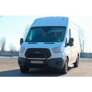 Frontbügel WT022 Schwarz (Edelstahl) Ford Transit 2014- Foto 2