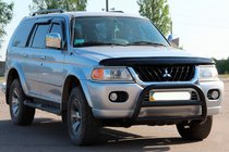 Mitsubishi Pajero Sport 1996-2007 Frontbügel WT022 Schwarz (Edelstahl) Foto 2