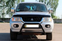 Mitsubishi Pajero Sport 1996-2007 Frontbügel WT022 Schwarz (Edelstahl) Foto 1