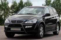 SsangYong Kyron 2005-2014 Frontbügel WT022 Schwarz (Edelstahl) Foto 1