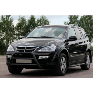 Frontbügel WT022 Schwarz (Edelstahl) SsangYong Kyron 2005-2014 Foto 1