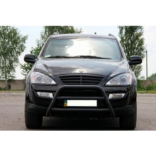 Frontbügel WT022 Schwarz (Edelstahl) SsangYong Kyron 2005-2014 Foto 2