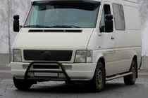 Volkswagen LT 1995-2006 Frontbügel WT022 Schwarz (Edelstahl) Foto 1