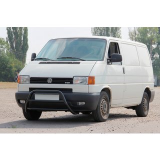Frontbügel WT022 Schwarz (Edelstahl) Volkswagen T4 Transporter 1990-2003 Foto 3