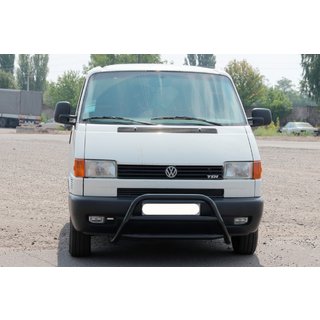 Frontbügel WT022 Schwarz (Edelstahl) Volkswagen T4 Transporter 1990-2003 Foto 1
