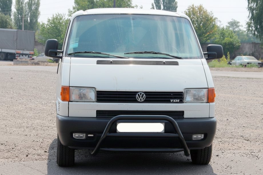 Volkswagen T4 Transporter 1990-2003 Frontbügel WT022 Schwarz (Edelstahl) Image