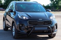 Kia Sportage 2015-2021 Frontbügel WT023 Schwarz (Edelstahl) Foto 2