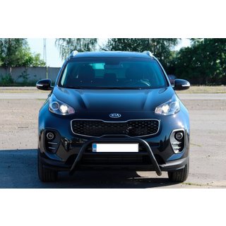 Frontbügel WT023 Schwarz (Edelstahl) Kia Sportage 2015-2021 Foto 4